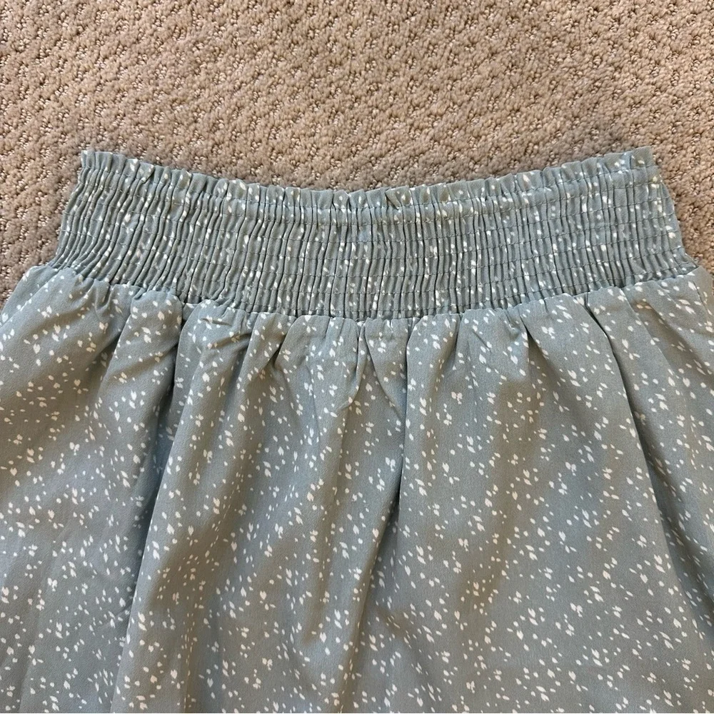 Paper Crane Medium Boho Ruffled Whimsy Two Piece Skirt Set Cottage Festival
